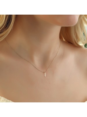 Glorria Altın I Harfi Kolye