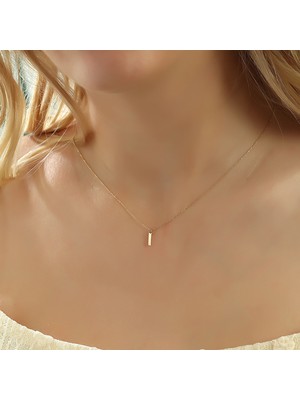 Glorria Altın I Harfi Kolye