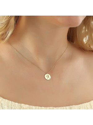 Glorria Altın Terazi Burcu Kolye