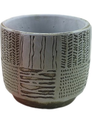 Hobizubi Beton Saksı Silikon Kalıp  160