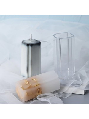 Hobizubi Yuvarlak Mum Silikon Beton Kalıbı 104