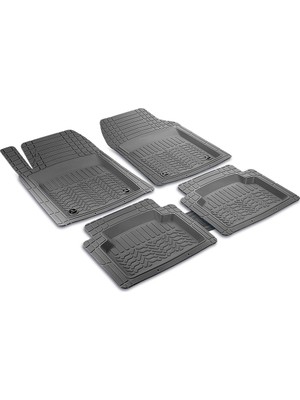 Safir Peugeot 208 2013 Ile Uyumlu Prox 4d Havuzlu Paspas Siyah