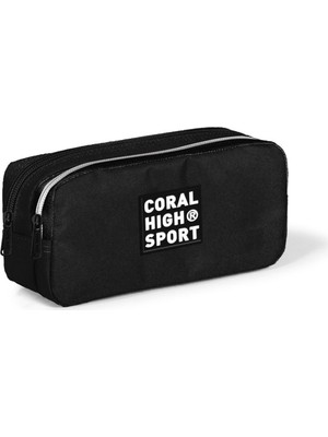 Coral High Sport Siyah Iki Bölmeli Kalem Çantası 2261