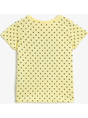 Koton Kids Kız Çocuk T-Shirt Sarı 1Ykg17709Ok