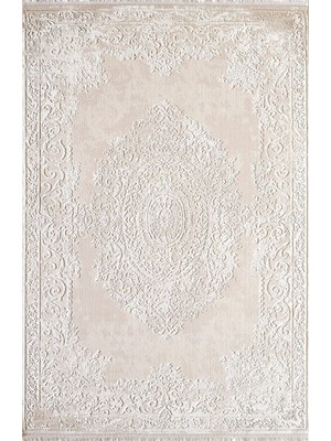 Royal Halı Ege EG23F Krem Akrilik Klasik Göbekli Salon Halısı