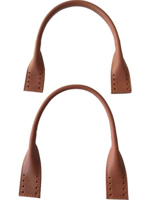 Angel Çanta Aksesuar Gerçek Deri Kısa Pelikan Model Çanta Sapı Taba Renk