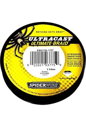 Spiderwire Ultracast Fluoro Yellow 110M Braid 0.15 Mm
