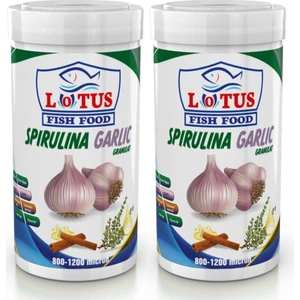 Spirulina Garlic Sarımsaklı Balık Yemi 100 Ml+ 100 ml