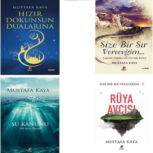 Mustafa Kaya 4 Kitap Set - ( Su Kanunu -  Hızır Dokunsun Dualarına )