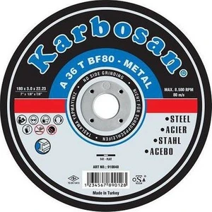 115 x 3.0 x 22.23 Metal Kesme Diskleri 50 Adet