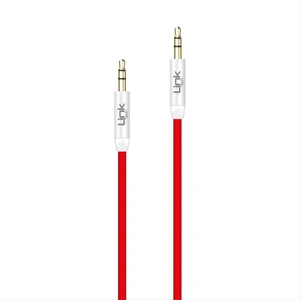Linktech A585 Aux Kablo Metal Uçlu 1m