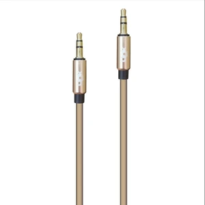 Linktech A585 Aux Kablo Metal Uçlu 1m