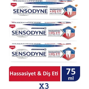 Hassasiyet Diş Eti Güçlü Diş Etleri 75 ml 3 Adet