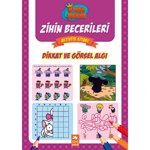 Kral Şakir Zihin Becerileri Aktivite Kitabı Dikkat ve Görsel Algı - Varol Yaşaroğlu
