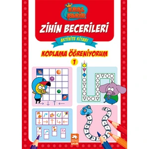 Kral Şakir Zihin Becerileri Aktivite Kitabı Kodlama Öğreniyorum 1 - Varol Yaşaroğlu