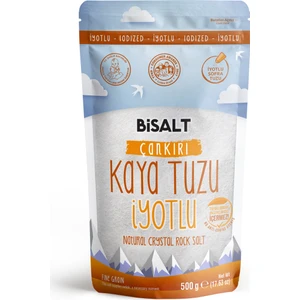 BiSALT Çankırı Kaya Tuzu İnce İyotlu 500 gr