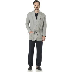 Pierre Cardin Erkek Çeyizlik Triko Ropdöşambır ve Pijama 5'li Set Takım