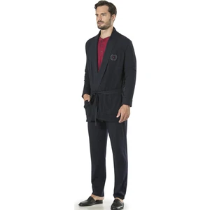 Pierre Cardin Erkek Çeyizlik Triko Ropdöşambır ve Pijama 5'li Set Takım