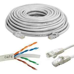Cat6 Ethernet Kablosu 23 Awg Uçları Hazır Internet Kablosu-2 M