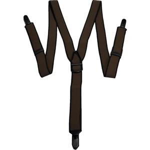 Plastik Klipsli Yıkanabilir Antialerjik Kahverengi Pantolon Askısı