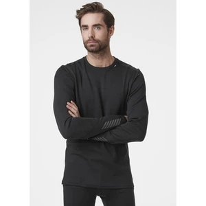 Helly Hansen Hh Lıfa Merıno Mıdweıght Crew HHA.49364 HHA.990 Siyah Erkek Termal Içlik T-Shirt