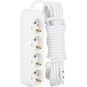 Dörtlü Grup Priz Topraklı Uzatma Kablosu 5 metre