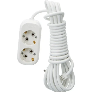 İkili Grup Priz Topraklı Uzatma Kablosu 5 metre