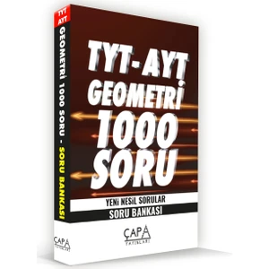 Çap Yayınları TYT - AYT Geometri Soru Bankası