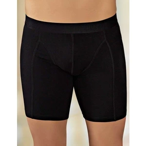 Likralı Uzun Boxer Siyah ME114