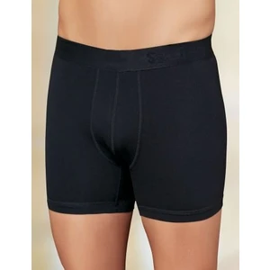 Likralı Şahinler Yazılı Torbalı Boxer Siyah ME031