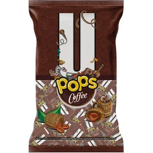 U Pops Kahve Aromalı Sıvı Dolgulu Bonbon Şekerleme 5 gr x 200