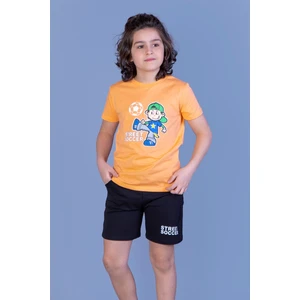 Toontoy Kids Toontoy Erkek Çocuk Baskılı Şortlu Takım