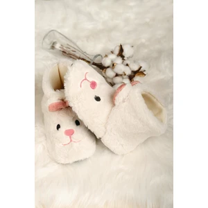 Zola Tavşan Desenli Kadın Panduf