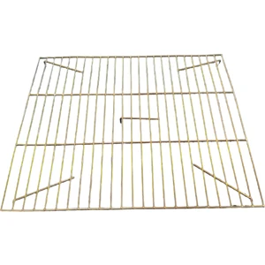 40X32 Ayaklı Kafes Alt Izgarası Gold Renk