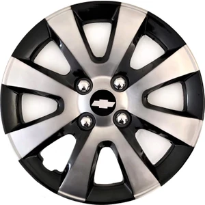 Chevrolet Aveo  15'' Inç Gri - Siyah  4lü Set Jant Kapağı Çelik Jant Görünümlü