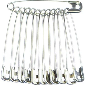 No 5 Çengelli Iğne 6cm 12 Adetli Çelik Çatal Iğne (1 Set)