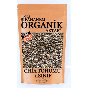 grLŞ Şifahanem Organik Aktar Chia ( Çiya ) Tohumu 500 gr Ecza Kalite