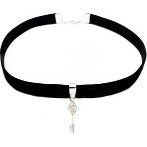 Anahtar Choker Tasma Kolye