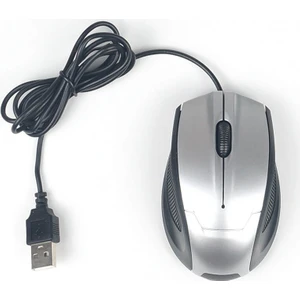 WZ-3012 Kablolu USB Optik Mouse 1600 Dpi Optic Maus Fare - Gri