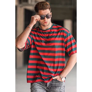 Bordo Oversize Erkek Tişört 4995