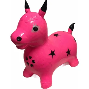 Şişme Zıp Zıp Pembe Eşek Plates Eşeği