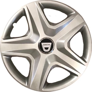 dacia Sandero 15'' Inç Gri   4lü Set Jant Kapağı Çelik Görünümlü