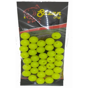 Sr Sazanrig Yüzen Fluo Yeşil Yuvarlak Boncuk 12 mm (Dar Delik)