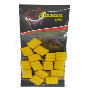 Sr Sazanrig 3 Lü Yüzen Mısır Boncuk Sarı  ( Dar Delik)