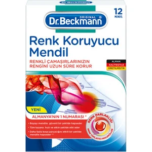 Dr. Beckmann Renk Koruyucu Mendil 12'li