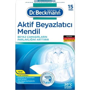 Dr. Beckmann Aktif Beyazlatıcı Mendil 15'li