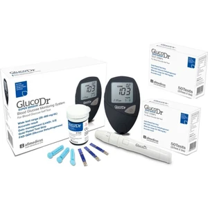 Gluco DR Glucodr Seker Ölçüm Cihazı + 100 Adet Strip