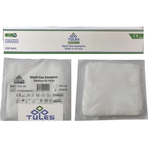 Steril Hidrofil Gazlı Bez Kompres 30X80 cm 150 Adet