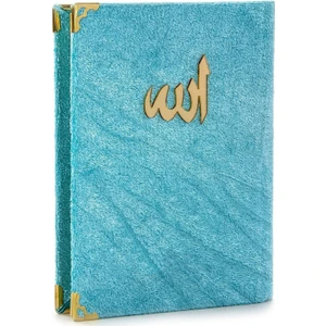 Deco Elit Kadife Yasin Çanta Boy Mavi