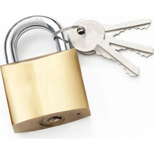 Ekonomik Sarı Asma Kilit 50MM - Kısa